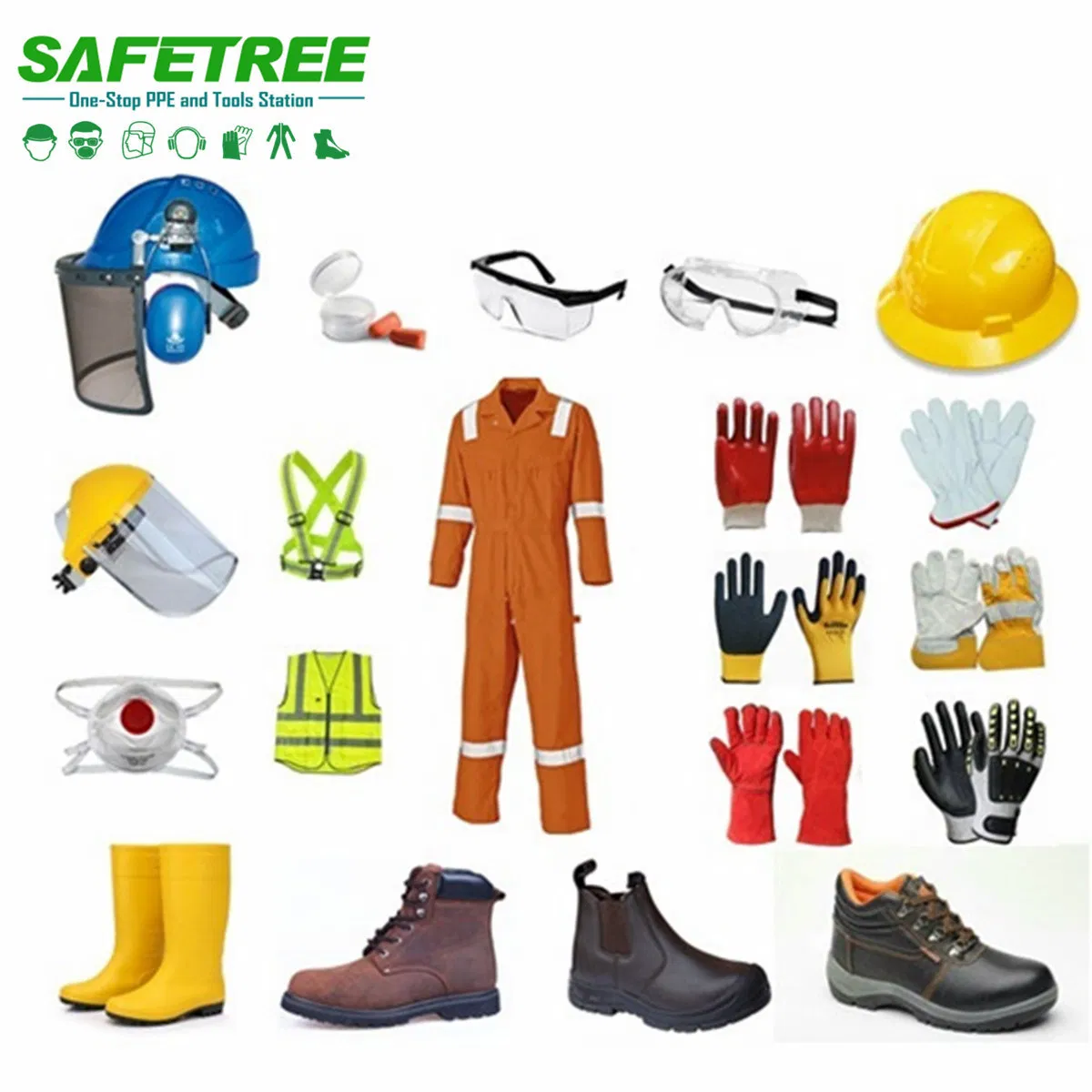 Safetree One-Stop Supply Chain Service of Personal Protective Equipment PPE Safety Equipment