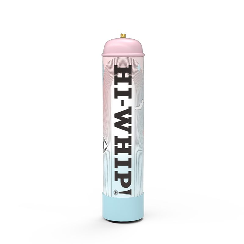 Hi-Whip 2kg Gas Cylinder Custom Packaging and Flavors Available Factory Direct Supply for Bulk Orders