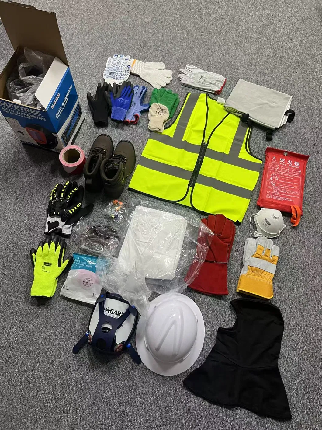 Safetree One Stop PPE and Tools Station of Personal Protective Equipment PPE Safety Equipment From Head to Toe