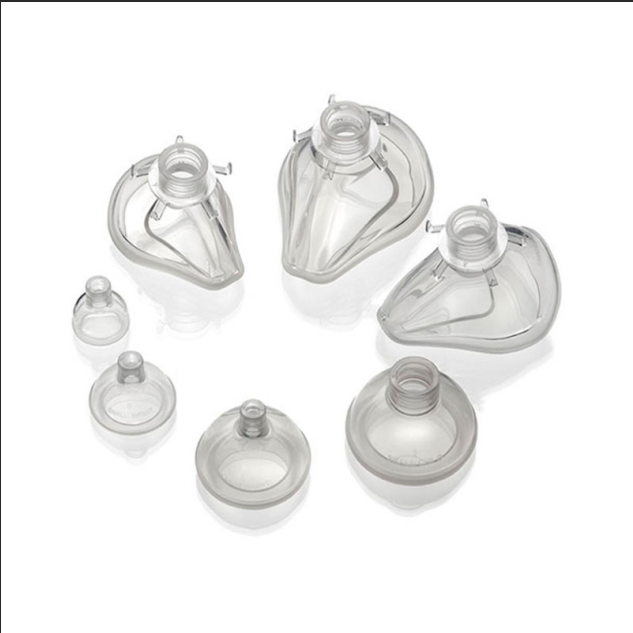Medical Silicone Respiratory Mask Components Custom LSR Oxygen Mask Anesthesia Face Mask ISO13485