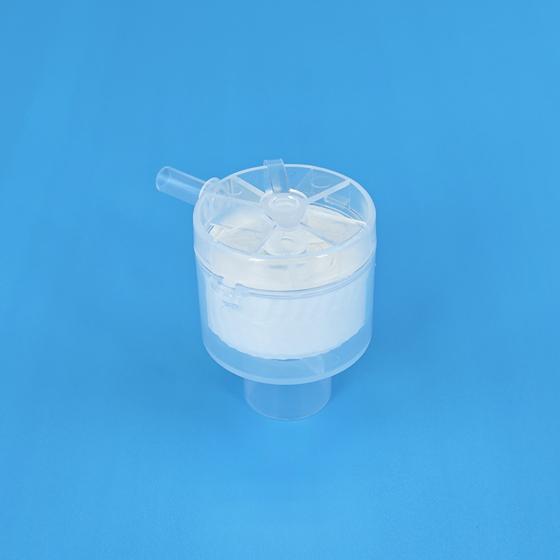 Tracheostomy Hme Filter Tracheal Hme with Suction and Oxygen Port Type 2