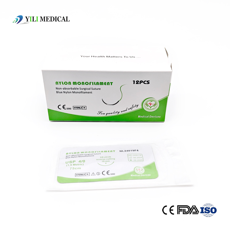 Surgical Instrument Disposable Polypropylene Absorbable Surgical Suture Thread Suture Material Suture with Nylon,Silk,PGA,PGA910,Chromic Catgut,Polyster Ect