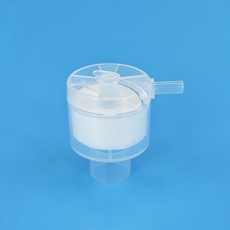 Tracheostomy Hme Filter Tracheal Hme with Suction and Oxygen Port Type 2