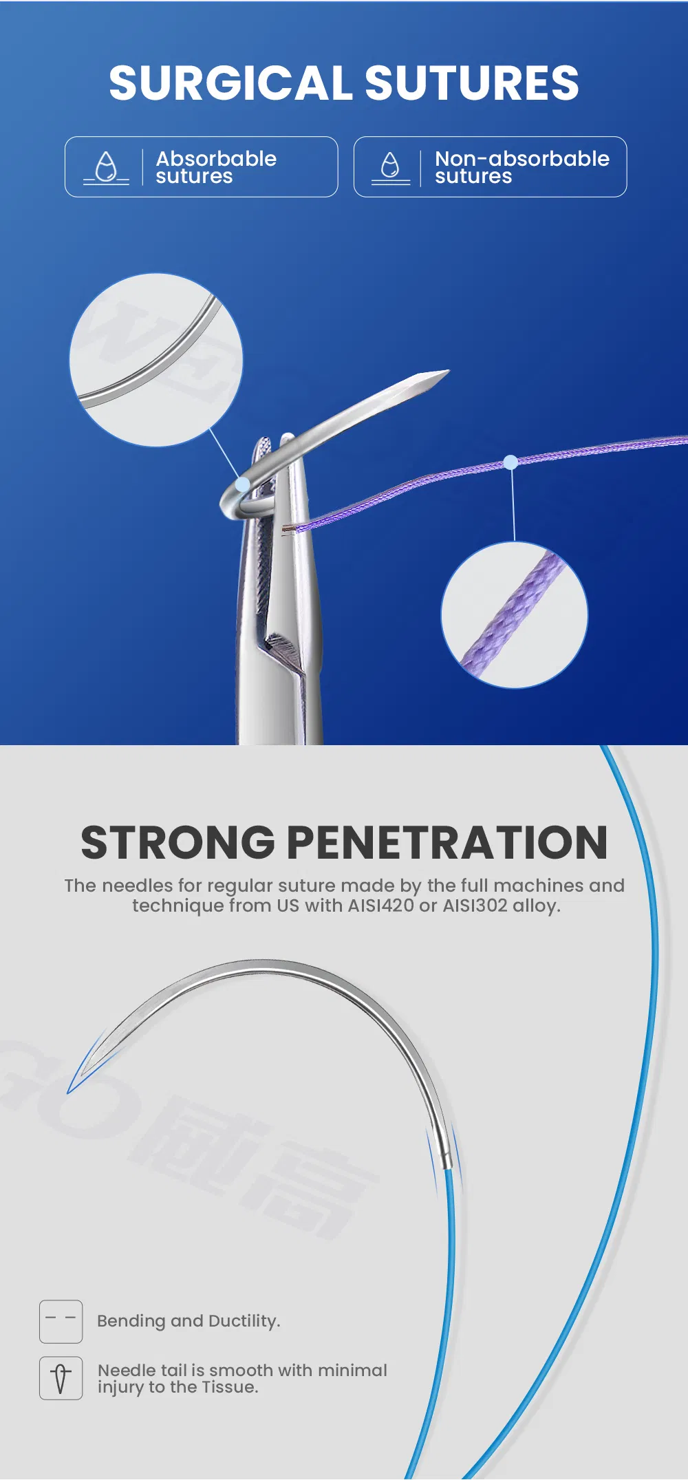 Violet PGA Surgical Suture with Palletizing