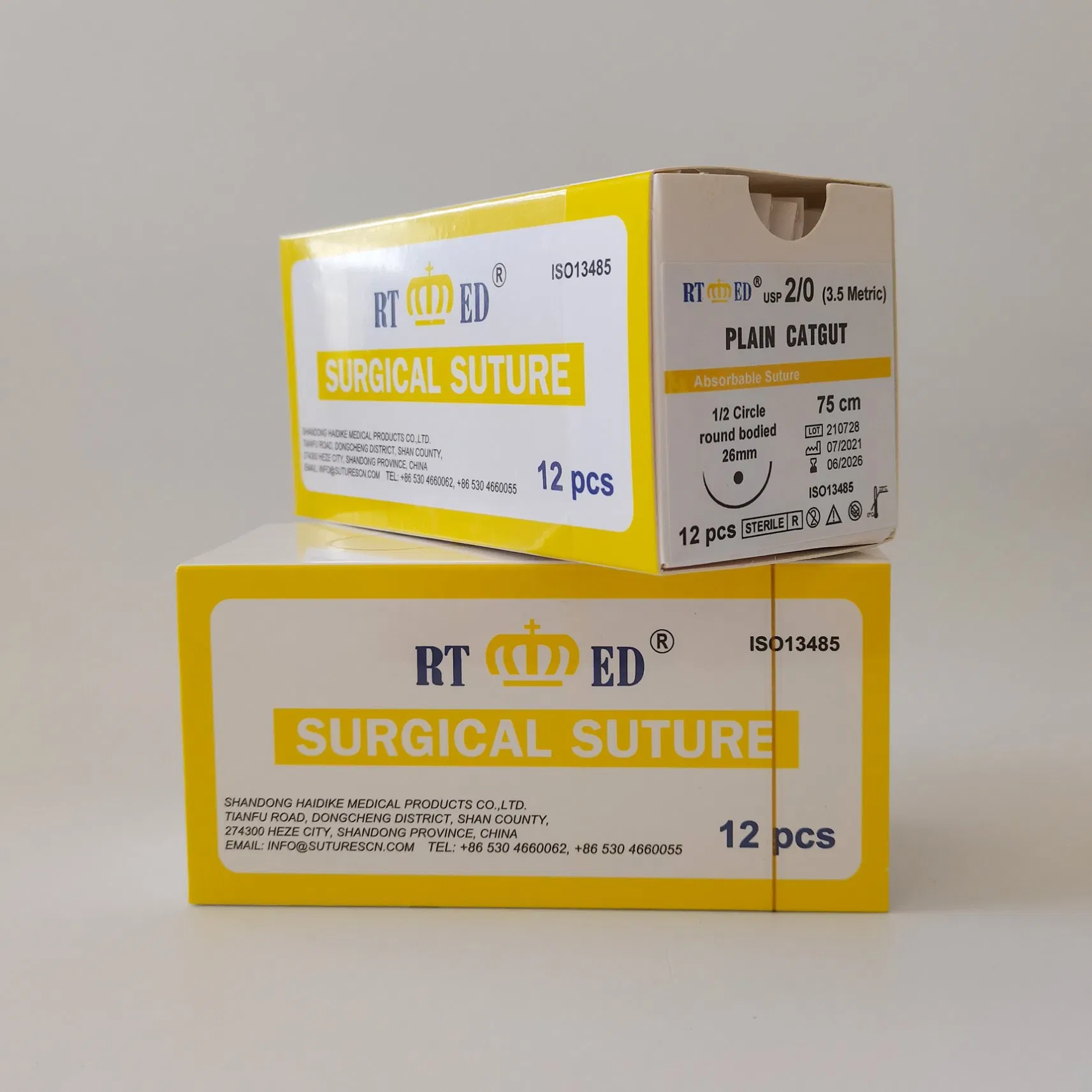 Hospital Medical Instrument Disposable Absorbable Operation Surgical Chromic Catgut Suture Thread
