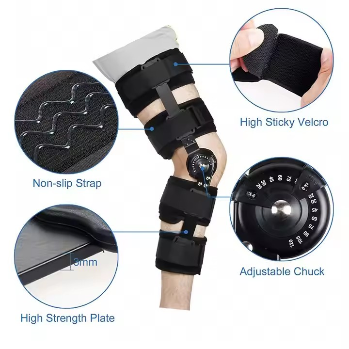 Knee Brace Support Adjustable Orthopedic Angle Knee Support