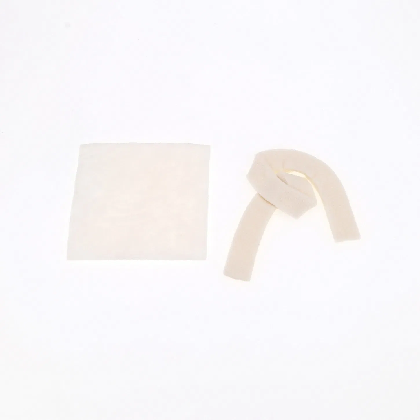 Medical Surgical Wound Care Sterile Anti-Allergy High Absorbent Sheet/Rope Shape Alginate Dressing Pad for Ulcers or Burns