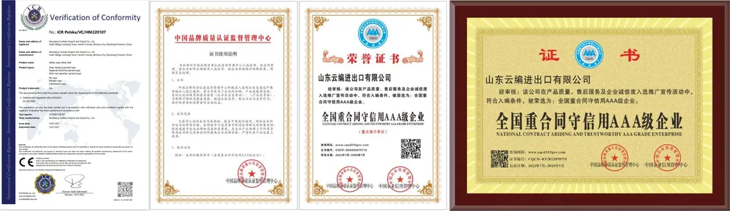 Certificates
