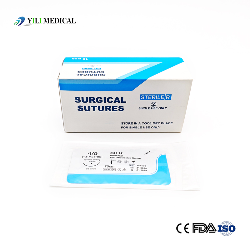 Surgical Instrument Disposable Surgical Suture Thread Professional Manufacturer Medical Absorbable Surgical Suture Absorbent Suture