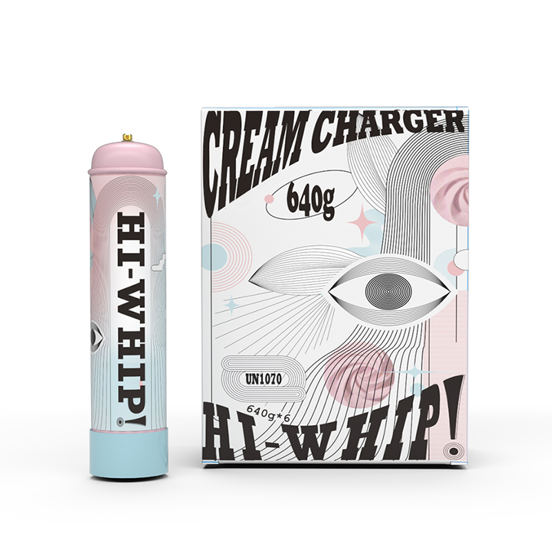 Hi-Whip 2kg Gas Cylinder Custom Packaging and Flavors Available Factory Direct Supply for Bulk Orders