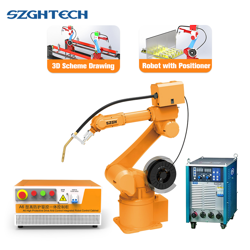 Factory Price &nbsp;6 Axis CNC MIG TIG Welding Robot Arm