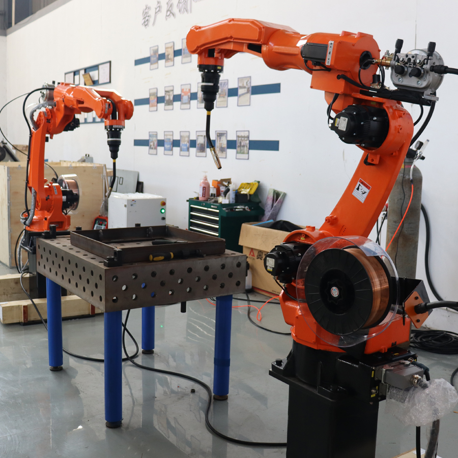 JUGAO High Precision 6-Axis Multifunctional Welding Robot Arm Payload Industrial Welding Workstation