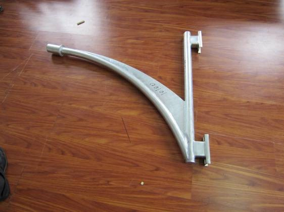 Sheet Metal Fabrication Street Aluminium Lighting Arm