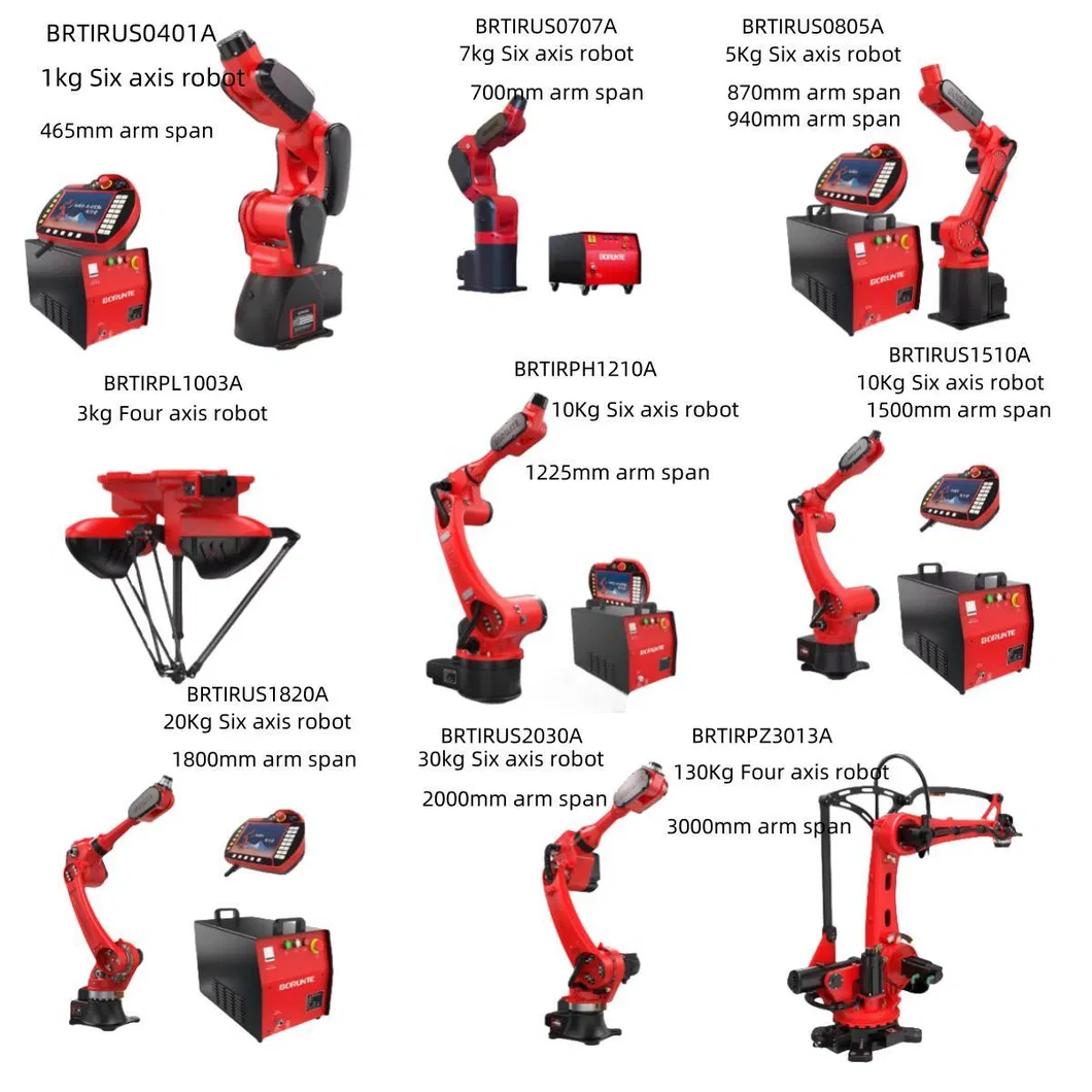 Brtirus2110A Six Axis Professional Welding Robot Arm Load 10kg