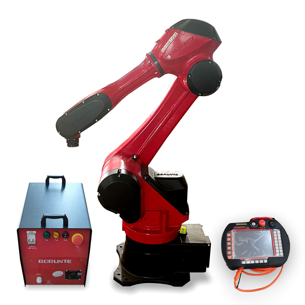 Flexible Robotic Welding Station with Rotary Table Positioner 6 Axis Industrial Welding Robot Arm