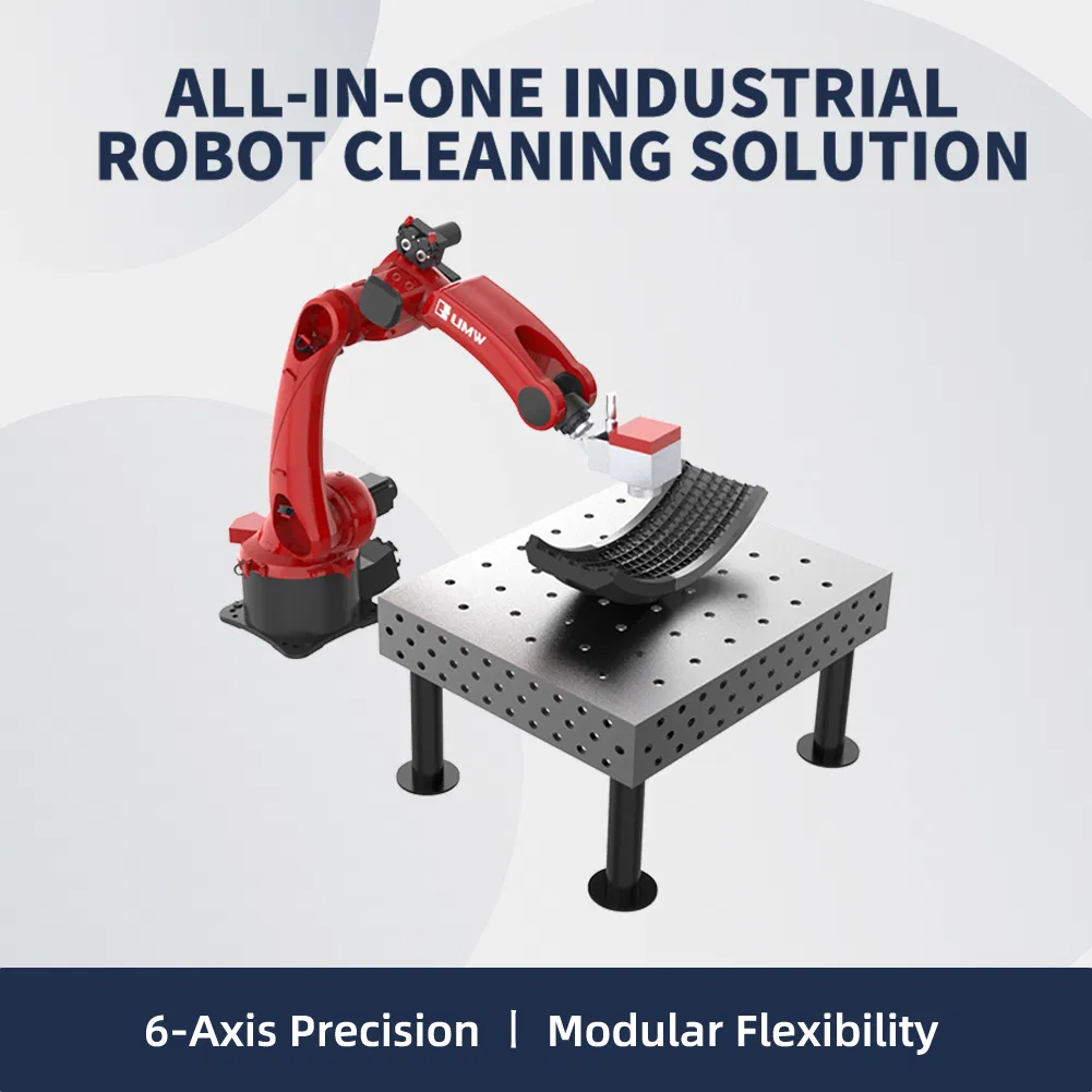 High-Performance Fiber Laser Cleaning Arm for Wood Restoration