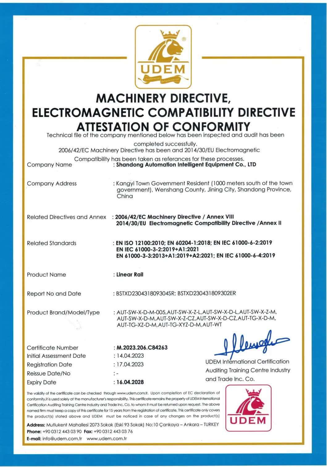 Certification 2