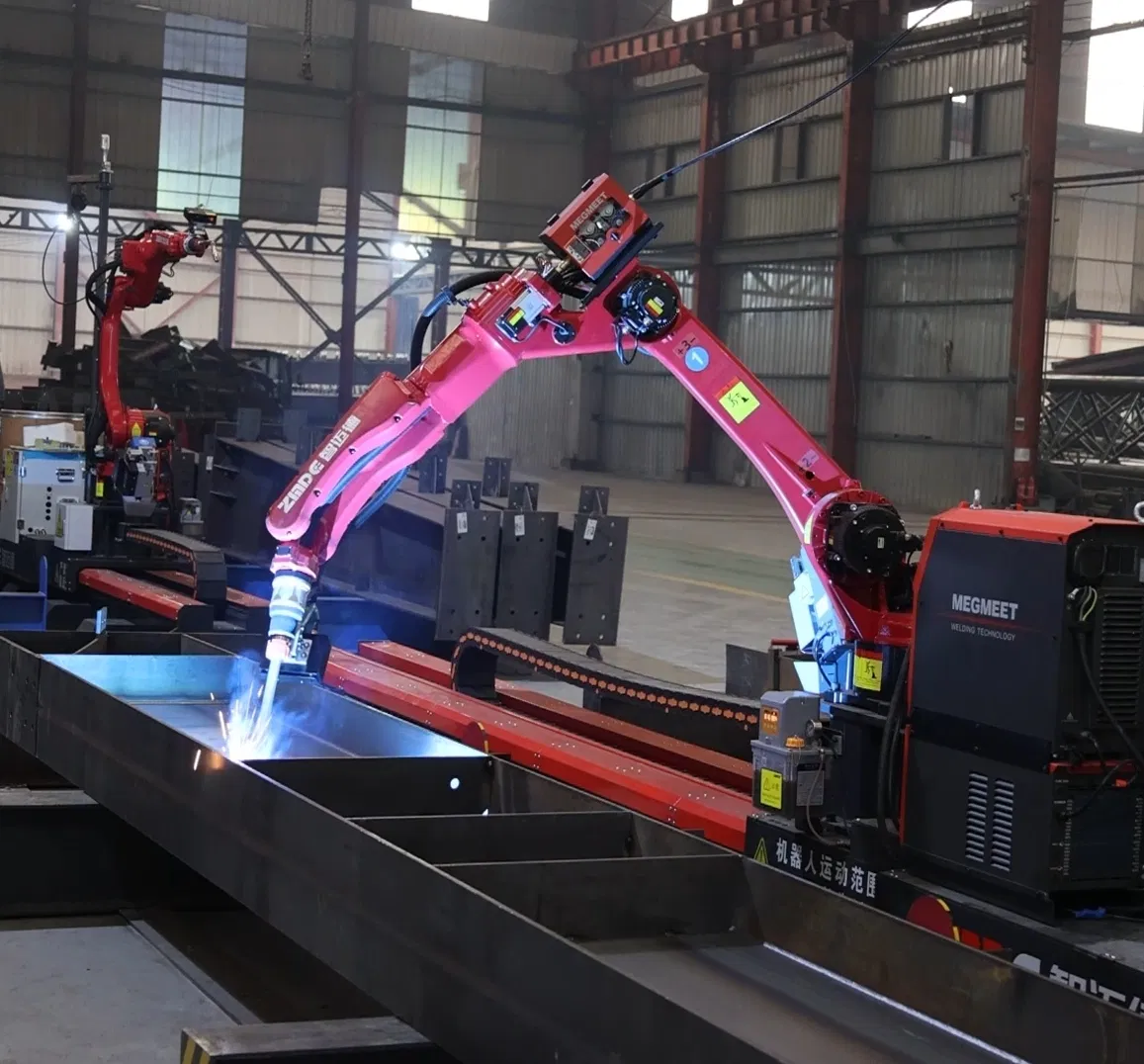 Zmde ISO/CE Certified H Beam T Beam Welding Robot Arm