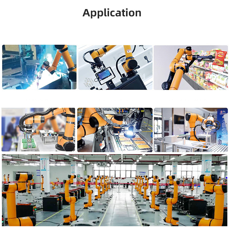 CE High Quality Industrial 0.02mm Accuracy Cheap 6 Axis 10kgs 1350 mm Length Mechanical Coborative Robotic Arm Cobot Welding Painting Robot Manufacturer