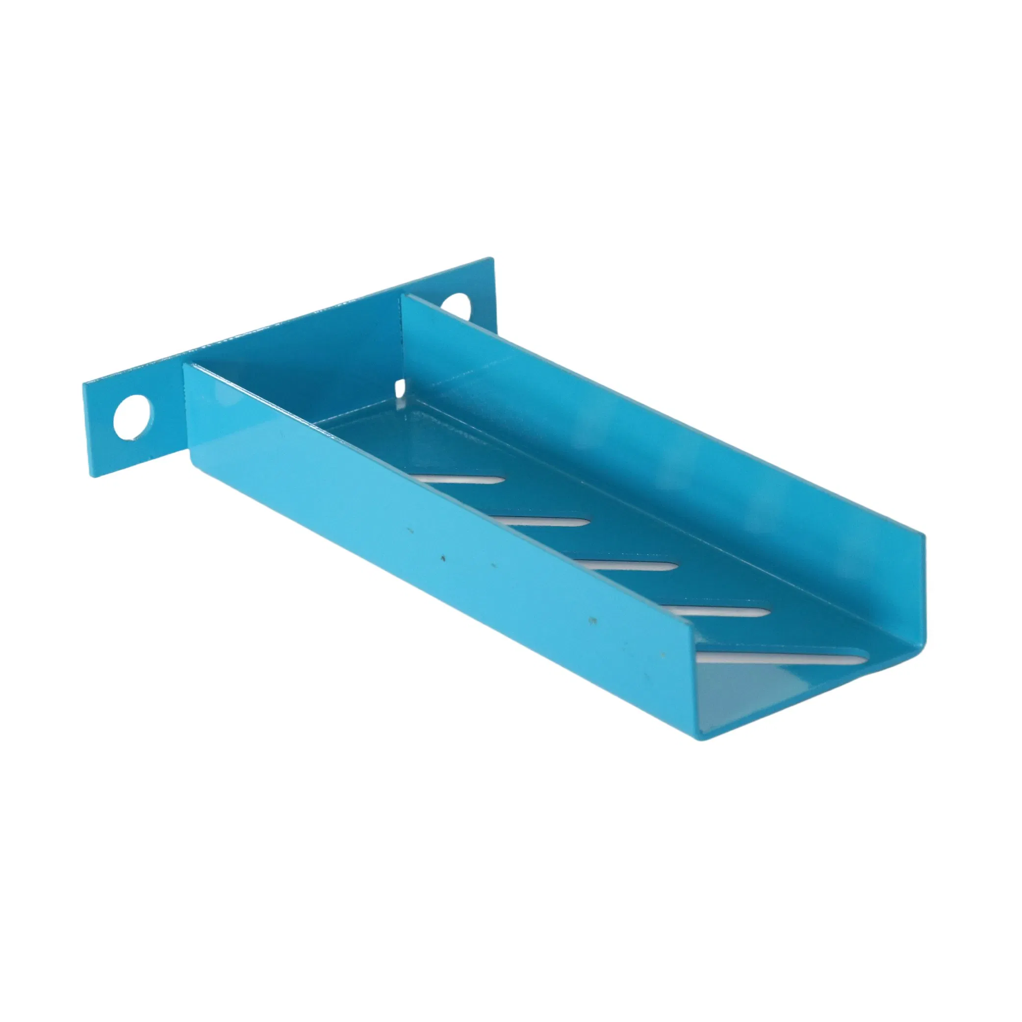 Custom Carbon Steel Metal Stamping Long Connecting Arm with Red Powder Coating for Heavy Machinery