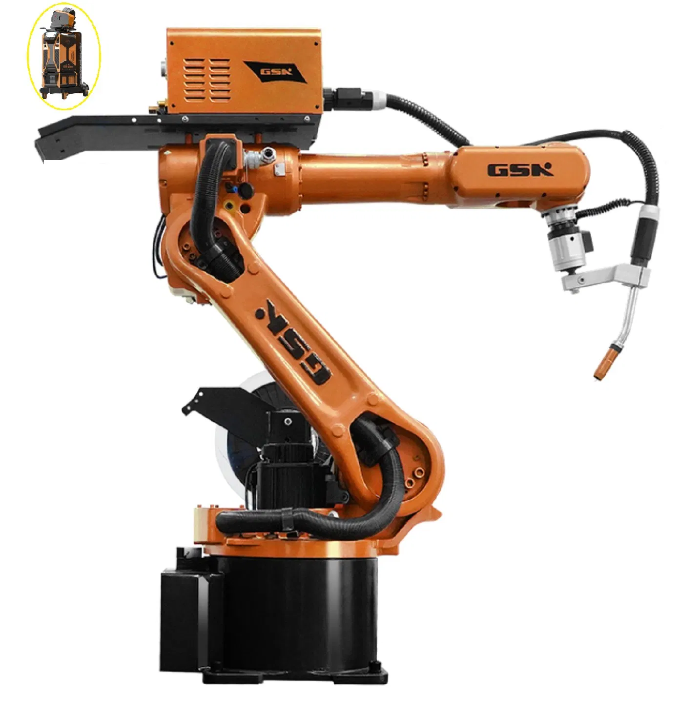 GSK Newest preciseness welding robot MIG/MAC/TIG 6 dof robot arm With Servo Motor for welding
