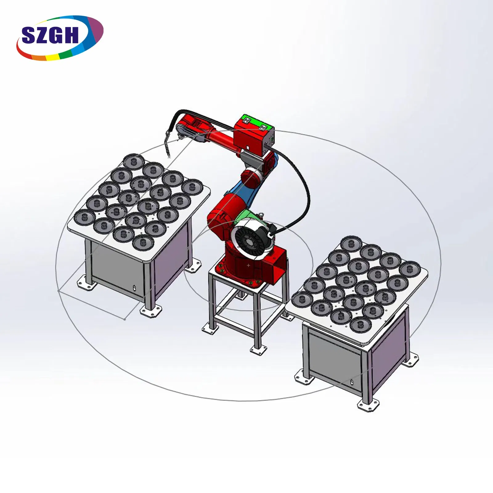 Hot Sale 1500mm Length Arm TIG Welding/Mag Welding Automatic Robot for Door with CE