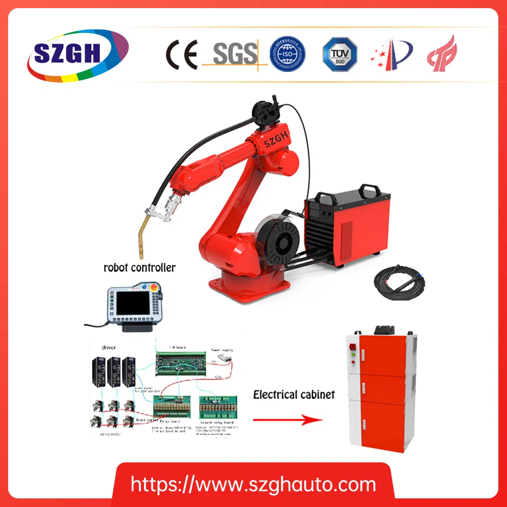 2022 Industrial MIG TIG 6 Axis 6 Kg Payload Robot Arm for Milling Welding Machine