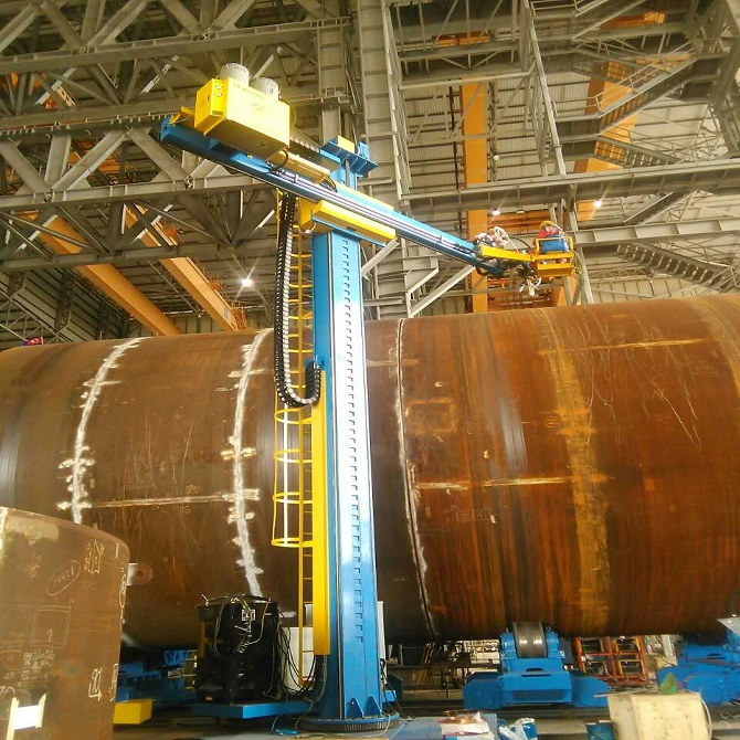High Precision Welding Manipulator for Pressure Vessel Production Line