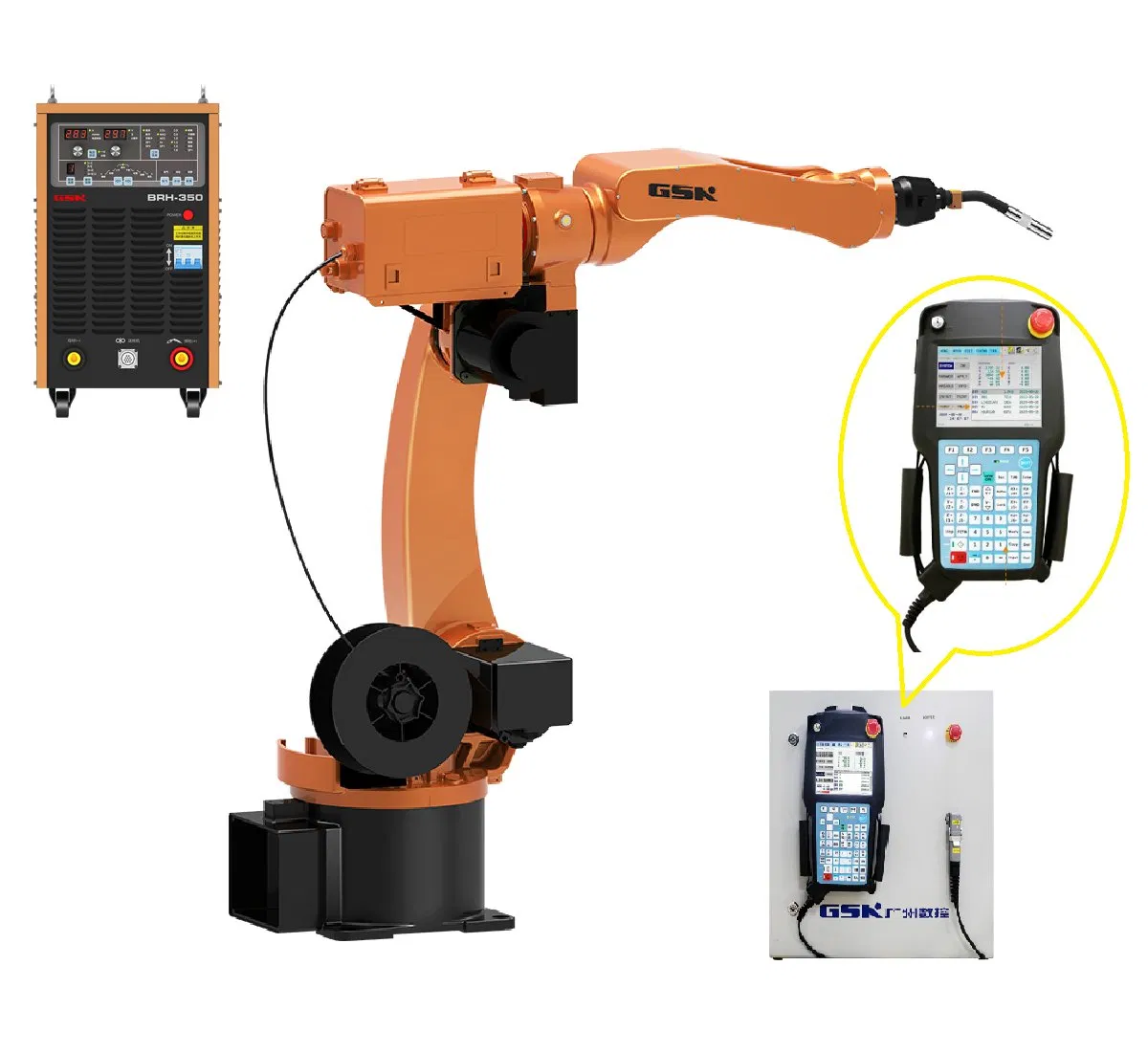 6/7 axis Fully automatic Laser robotic arm industrial robot MAG/ CO2/TIG welding robot arm