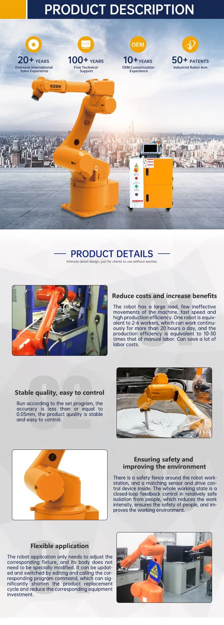 High Speed CNC Robot Arm