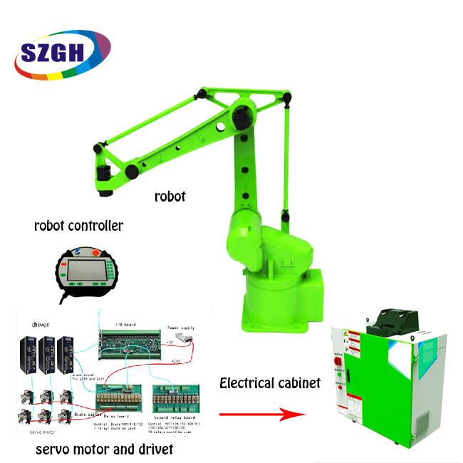 Advanced 4 Axis Industrial Robot Arm for Heavy Payloads