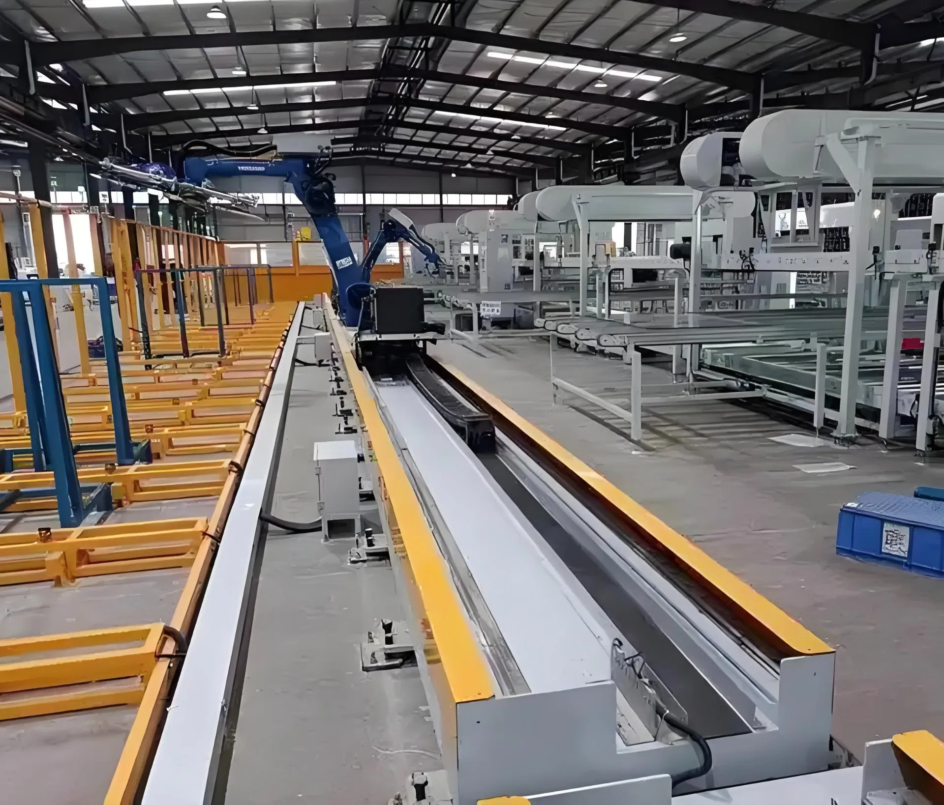 Heavy Duty 7th Axis Linear Rail System Long Travel Floor Track for Industrial Robot Automation