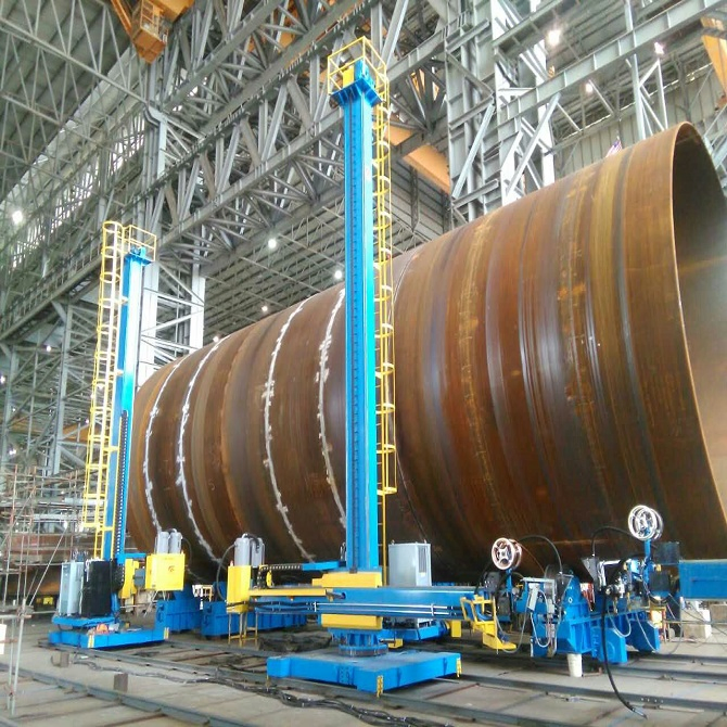 High Precision Welding Manipulator for Pressure Vessel Production Line