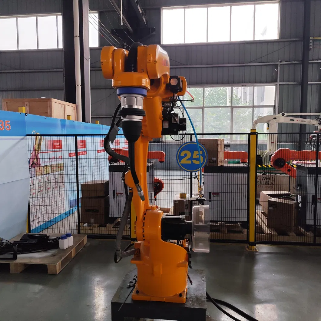 Six-Axis Industrial Robot Arm Dedicated for Welding with 10kg Payload - Working Position