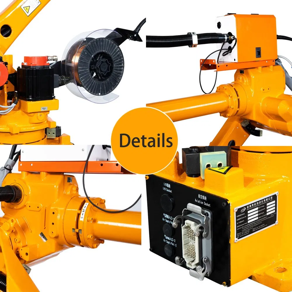 Advanced Robotic Welding Arm with Integrated Welder and Controller