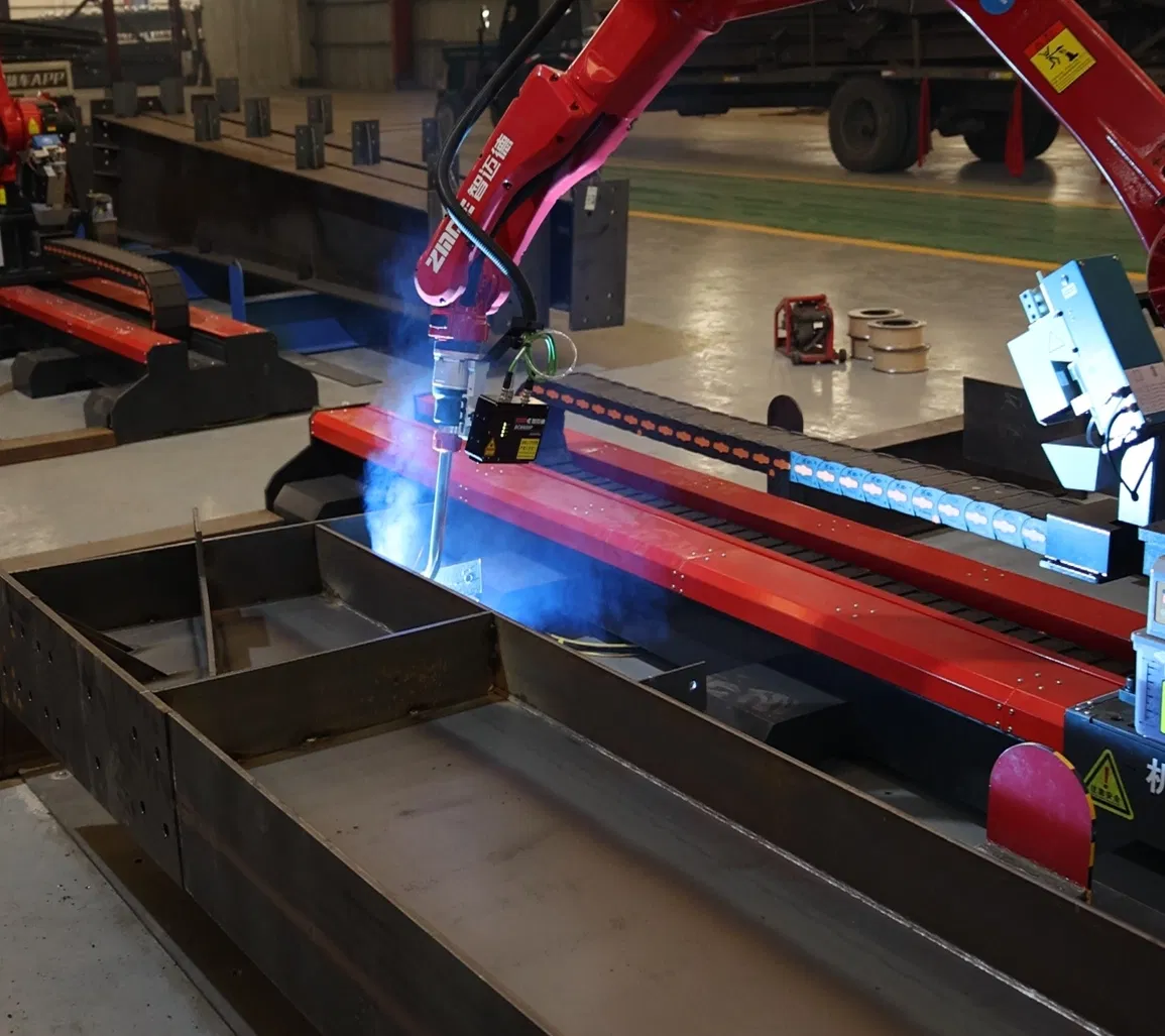 Zmde Heavy-Duty Ground Rail Welding Robot Arm for Steel Fabrication