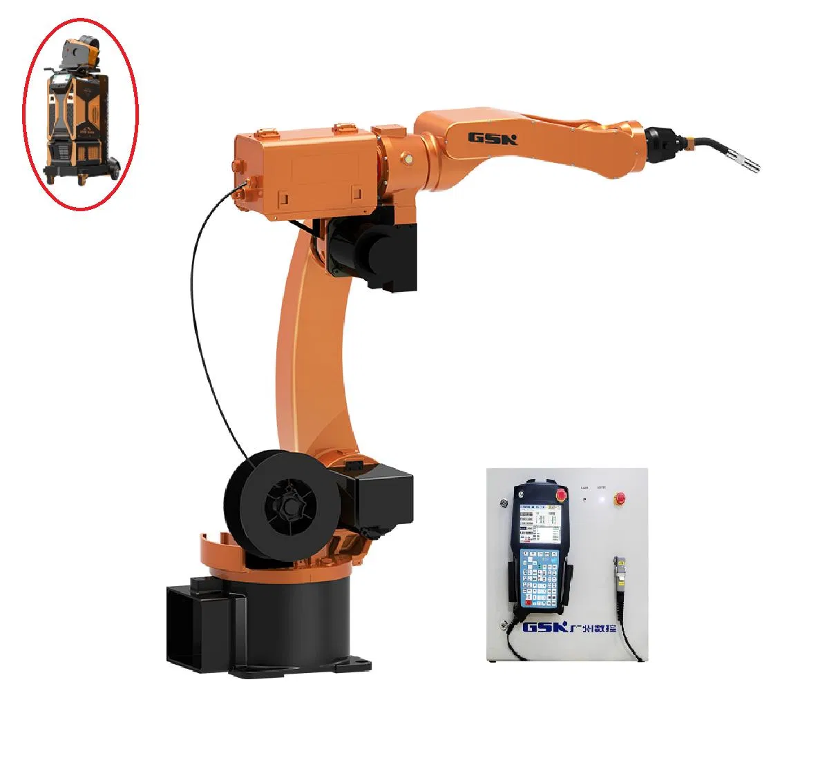 Advanced 6 Axis Gantry TIG Welding Robot Arm with AGV