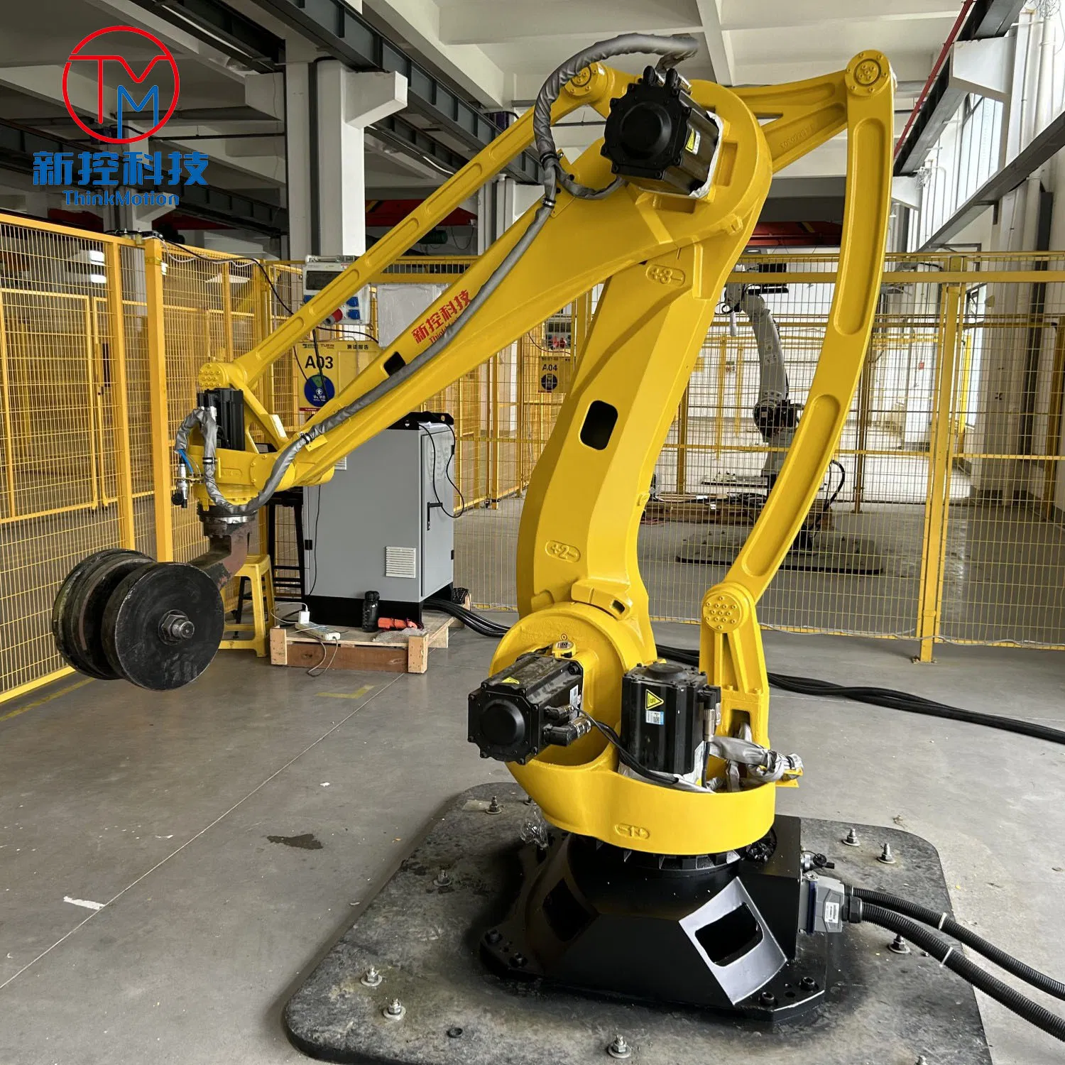 a Multi-Functional Automatic Four-Axis Robotic Arm for Efficient Metal Cutting and Welding