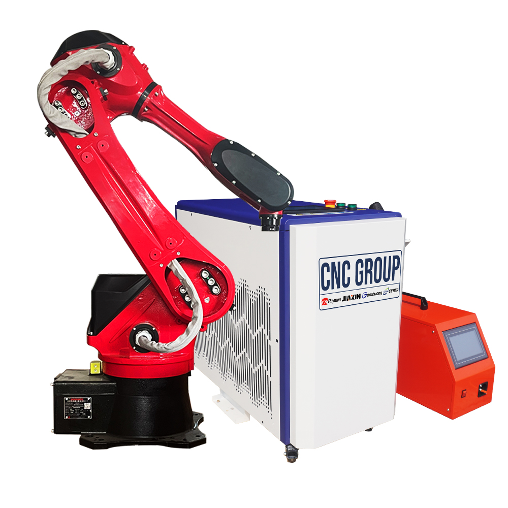 Flexible Robotic Welding Station with Rotary Table Positioner 6 Axis Industrial Welding Robot Arm