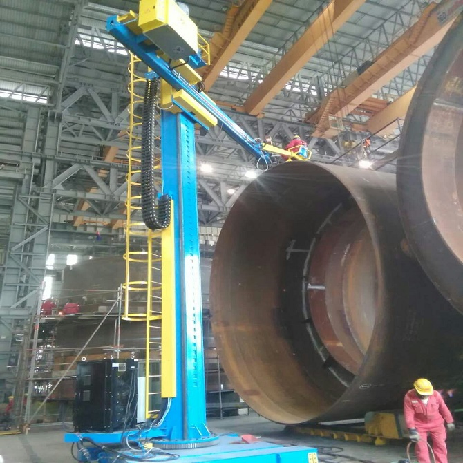 High Precision Welding Manipulator for Pressure Vessel Production Line
