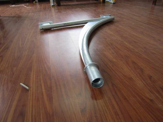 Sheet Metal Fabrication Street Aluminium Lighting Arm