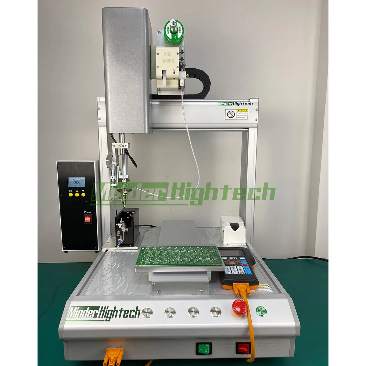 Automatic Soldering Machine Three-Axis Double Station PCB Circuit Board Tinning Robot