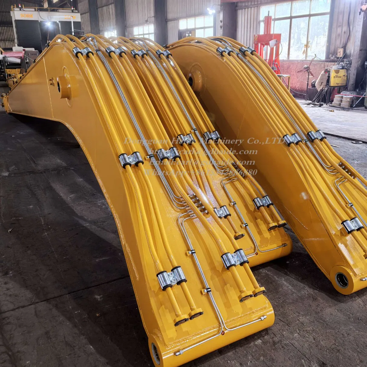 Hot-Sale CE-Approved 16m/18m Long Reach Arm Attachments for Hitachi/Kobelco/Hyundai Excavator