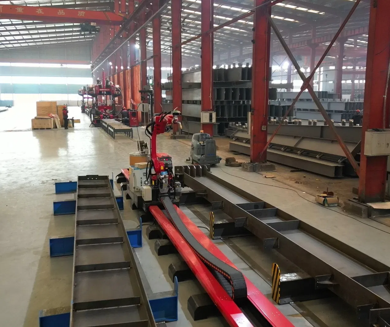 Zmde H Beam Welding Processing 6 Axis Welding Robot Arm for Metal Steel Structures From Shandong