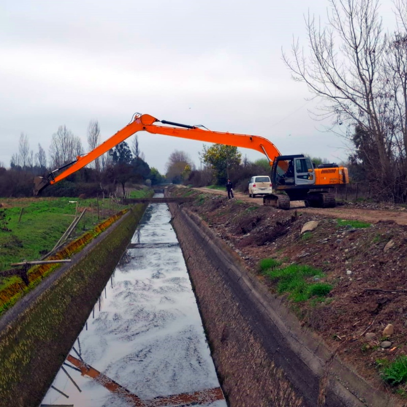 Hyundai R210/R215/R220/R260 16m/18m Excavator Long Reach Arm with 0.5cbm Bucket