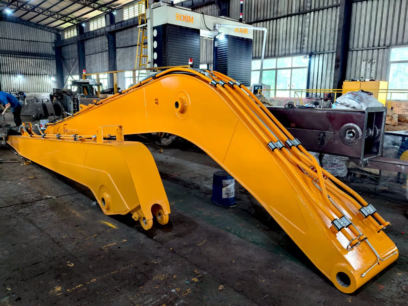 Hyundai R210/R215/R220/R260 16m/18m Excavator Long Reach Arm with 0.5cbm Bucket