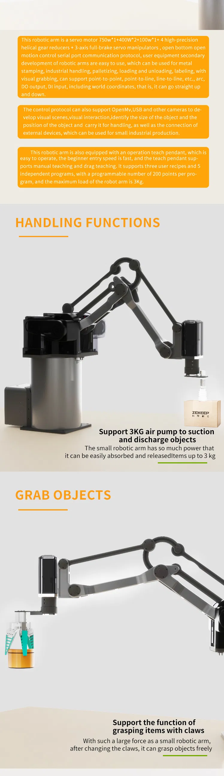 Four-Axis Robotic Arm 2