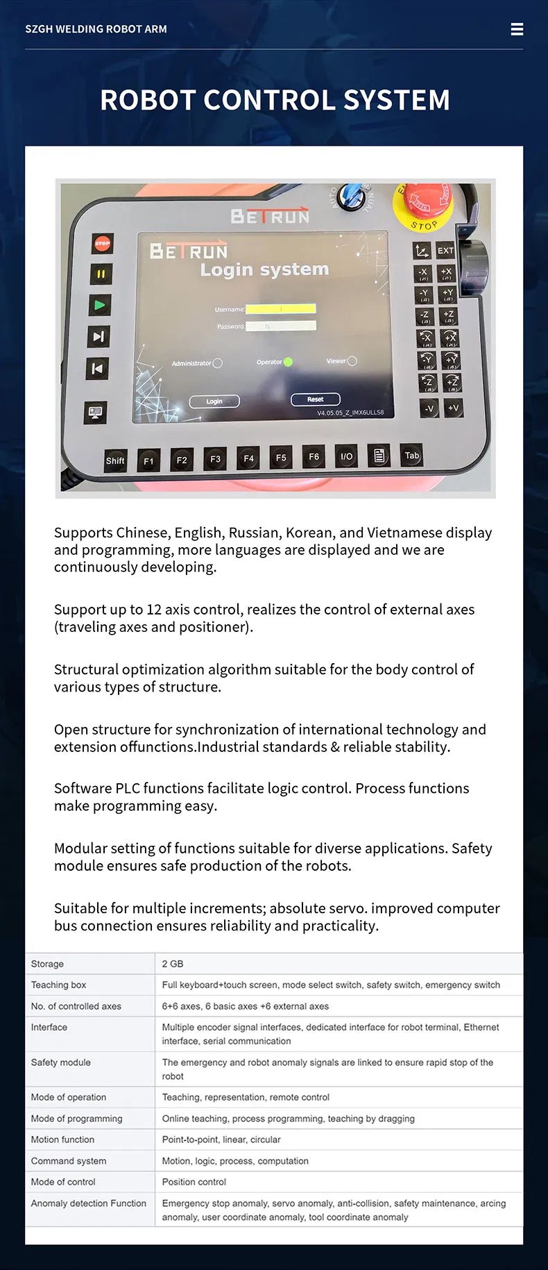 Robot Controller Hardware Interface and System