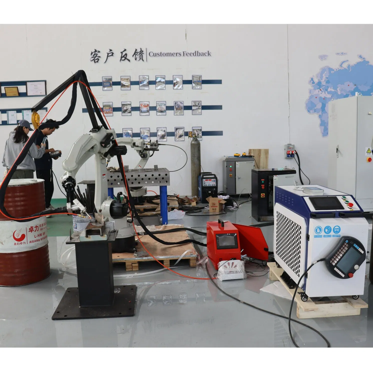 Robot Arm with Intelligent Welding System 6-Axis Articulated Industrial Robotic Welding Automation Solution for MIG TIG Laser Welding