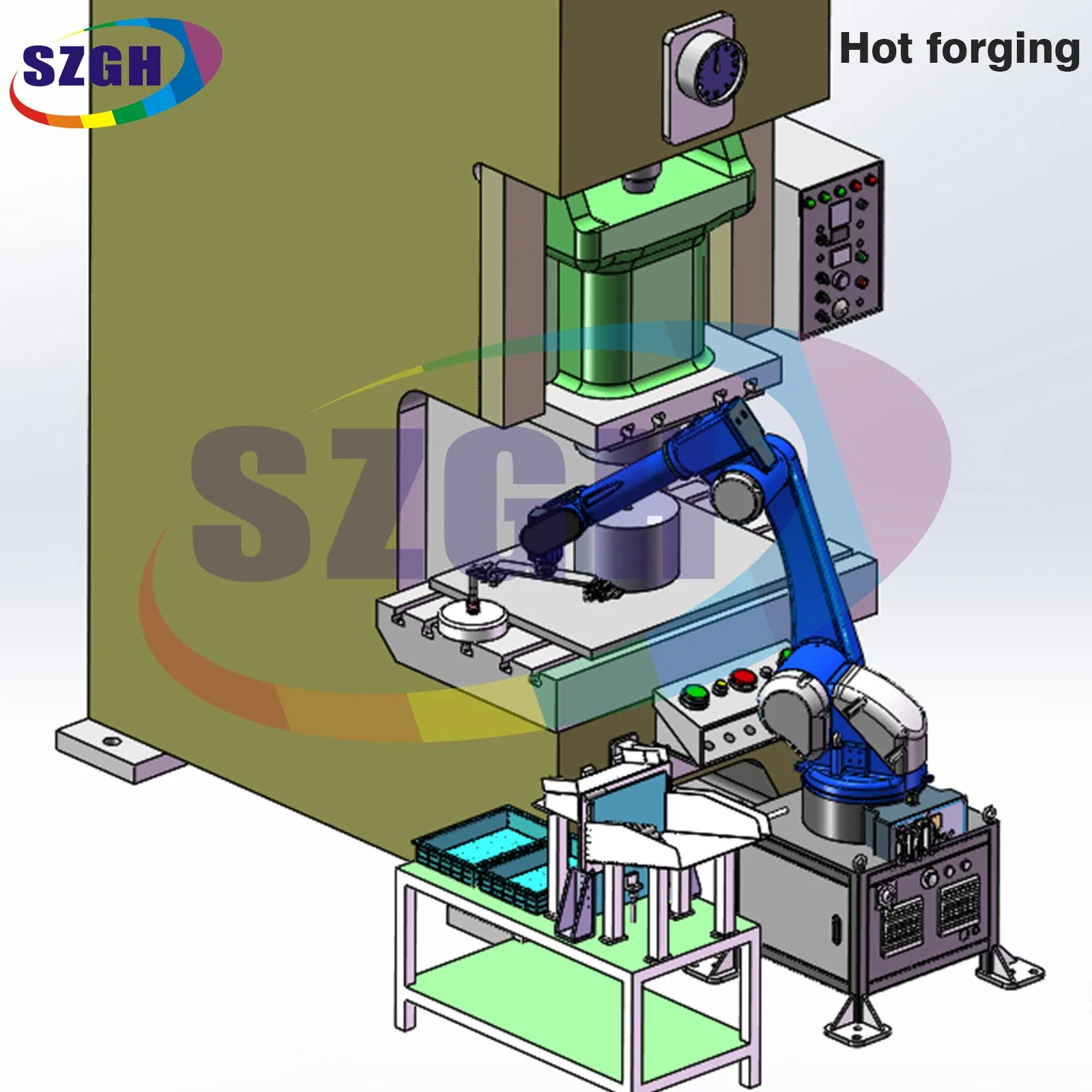 SZGH T1600 10kg Robotic Welding Arm for Steel Welding